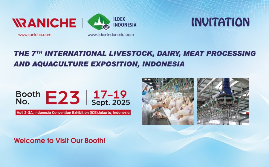 Qingdao Raniche expondrá equipos de sacrificio de aves de corral en ILDEX Indonesia 2025