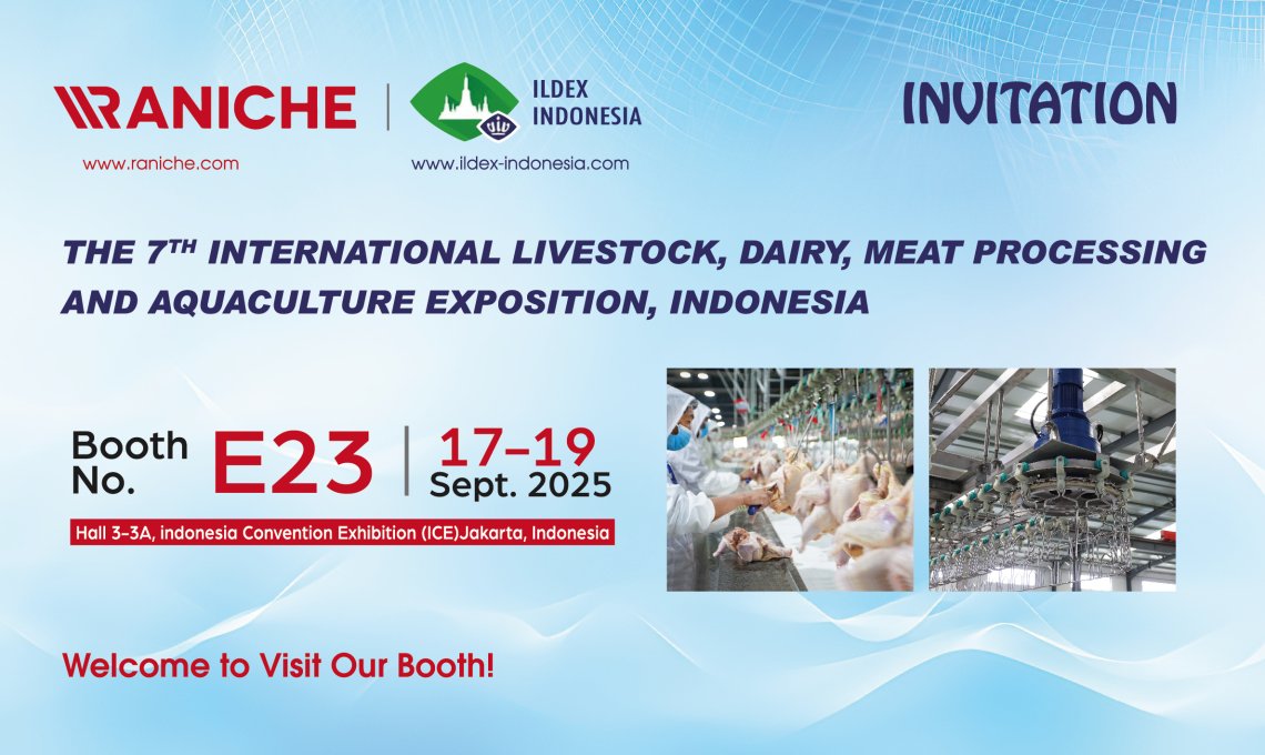Qingdao Raniche expondrá equipos de sacrificio de aves de corral en ILDEX Indonesia 2025
