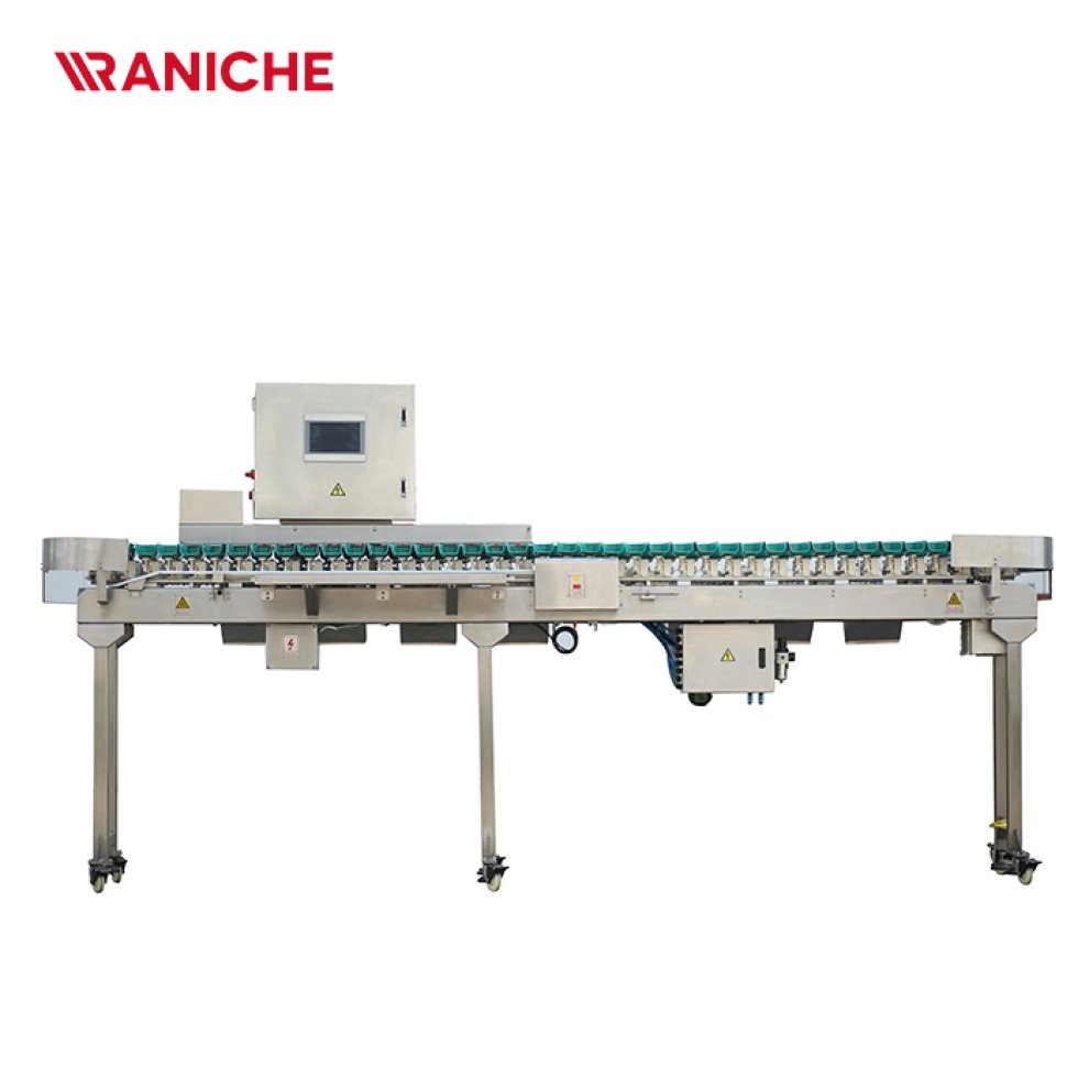 Máquina clasificadora de peso de piezas de corte