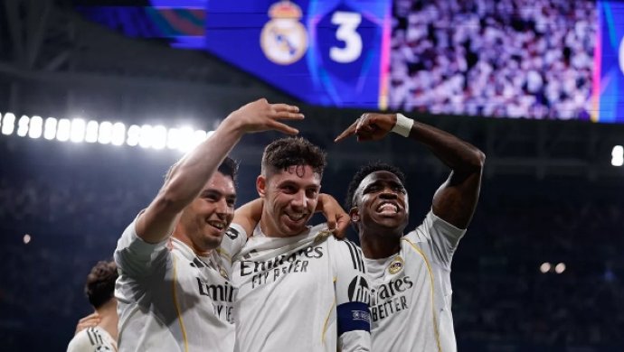 Real Madrid 3-0 Man City: Valverde’s 22-Minute Hat-Trick Dismantles City in UCL Thriller