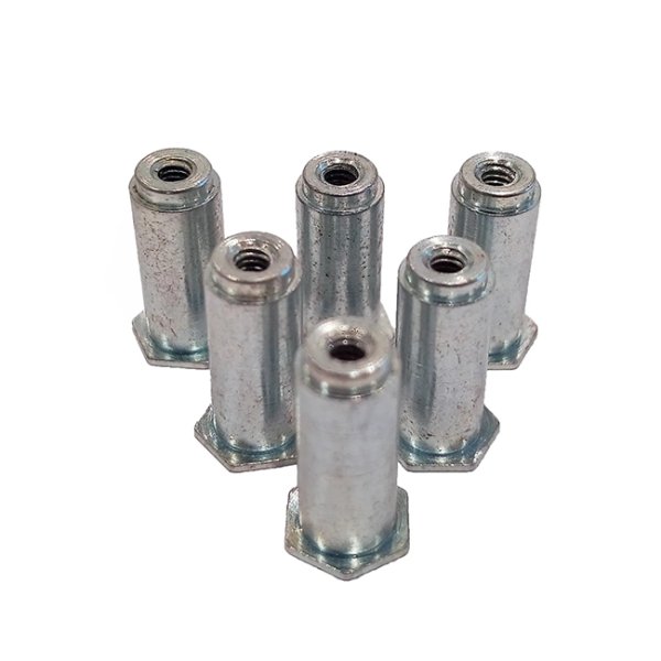 Abrazadera de acero inoxidable mecanizada por CNC con pernos y tuercas hexagonales autoajustables para trabajos de taladrado y electroerosión por hilo