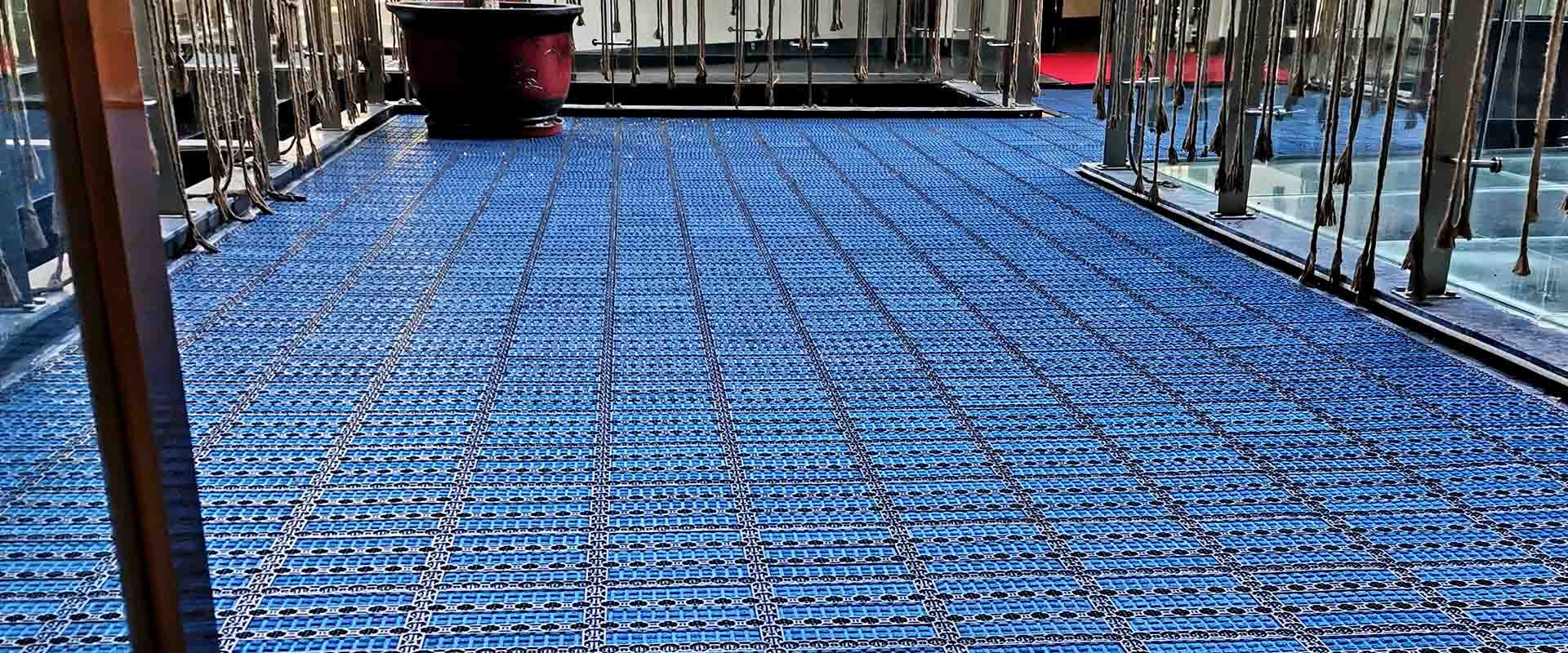 School corridor laying