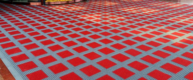 School corridor laying