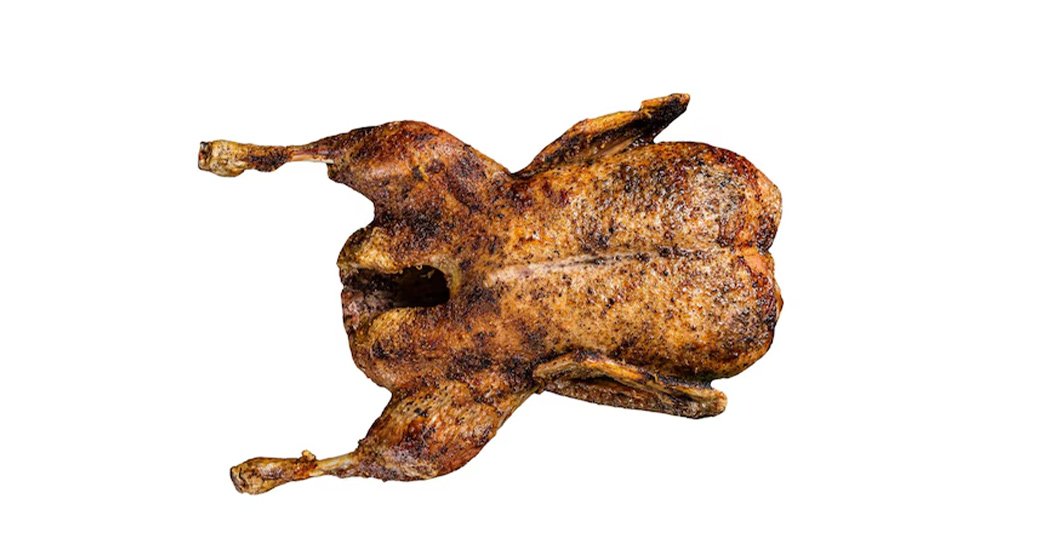 Smoked whole duck