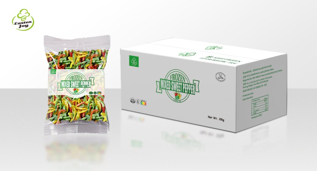 Frozen mixed sweet pepper 