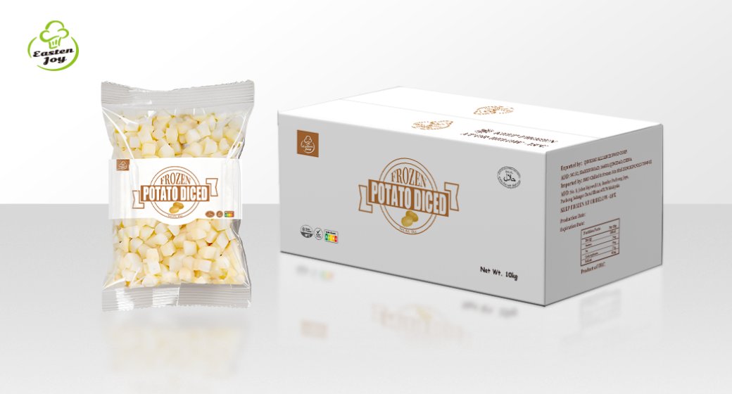 Frozen potato diced