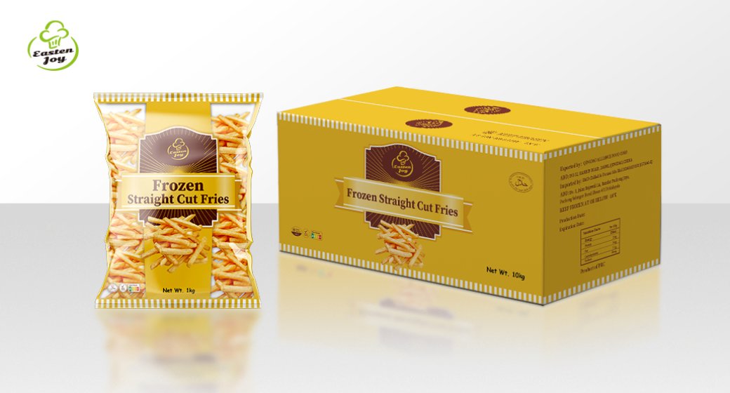 Frozen straight cut fries