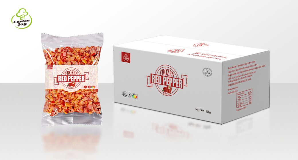 Frozen red pepper