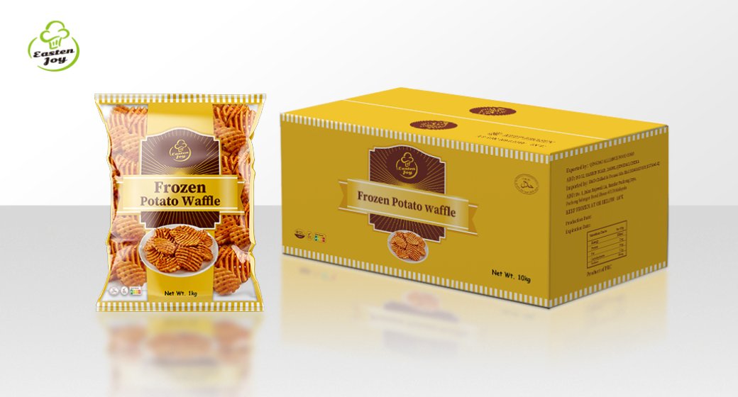 Frozen potato waffle