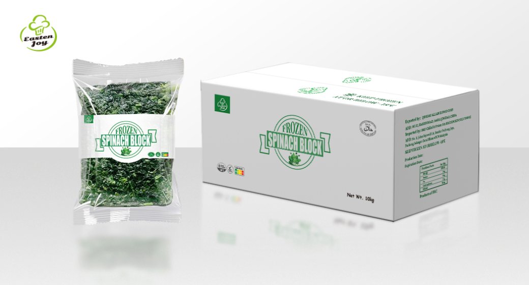 Frozen spinach  block