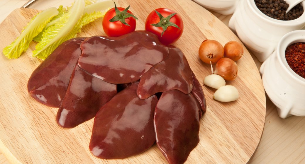 Frozen lamb liver