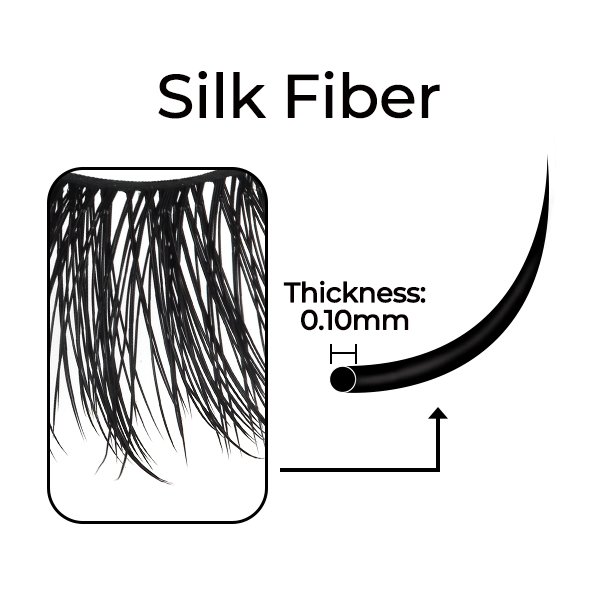 Silk fiber( 0.10mm）