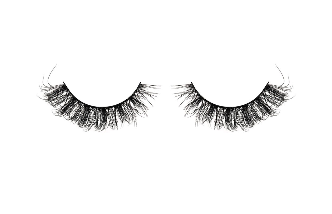 3D Fluffy DD Curl Vegan Mink Lashes -TBK01