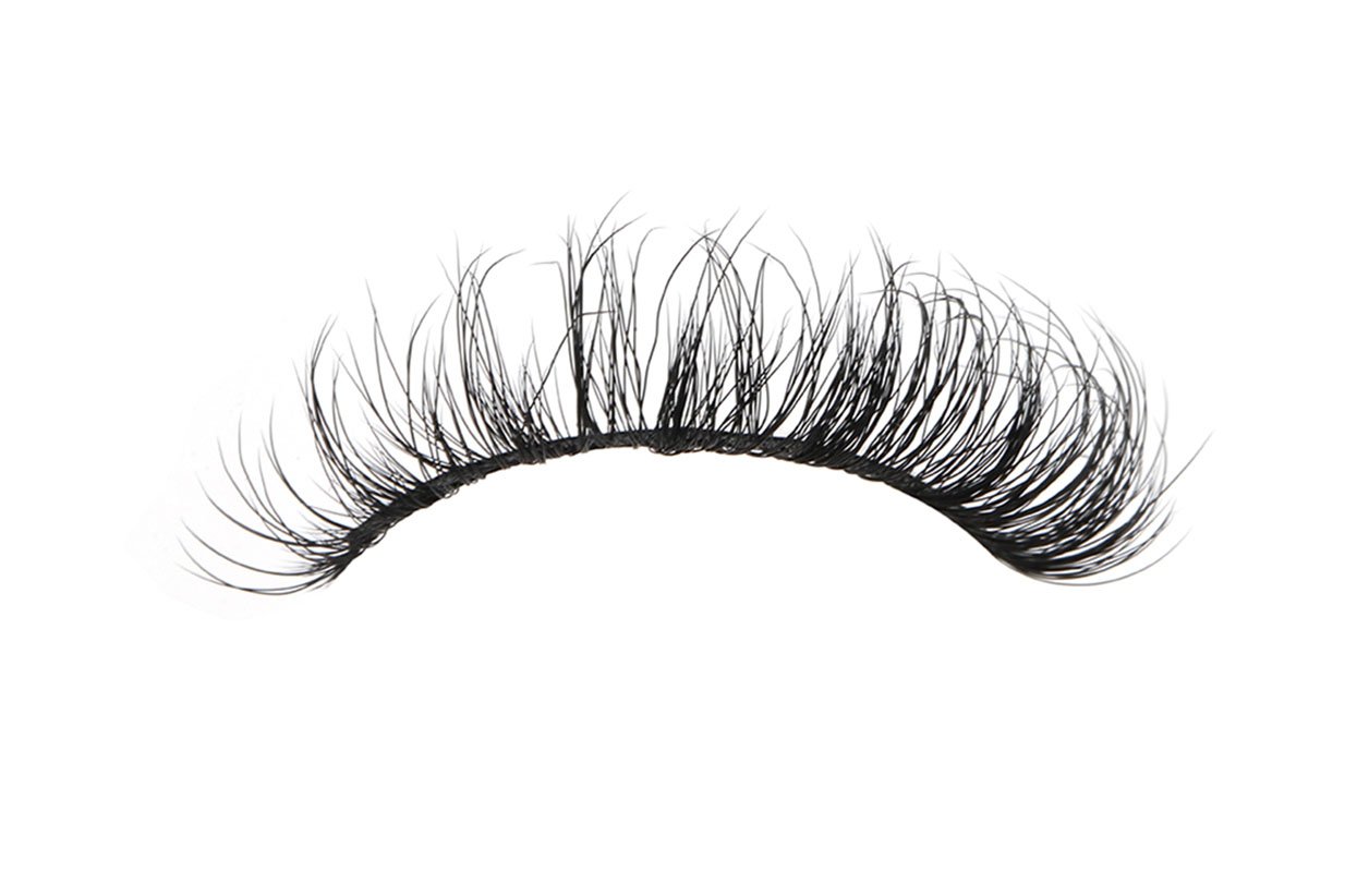 3D Fluffy DD Curl Vegan Mink Lashes -TBK01