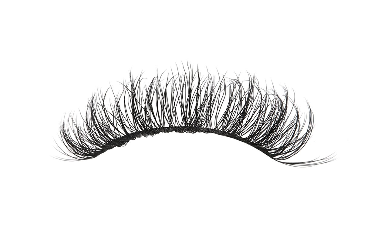 3D Fluffy DD Curl Vegan Mink Lashes -TBK02