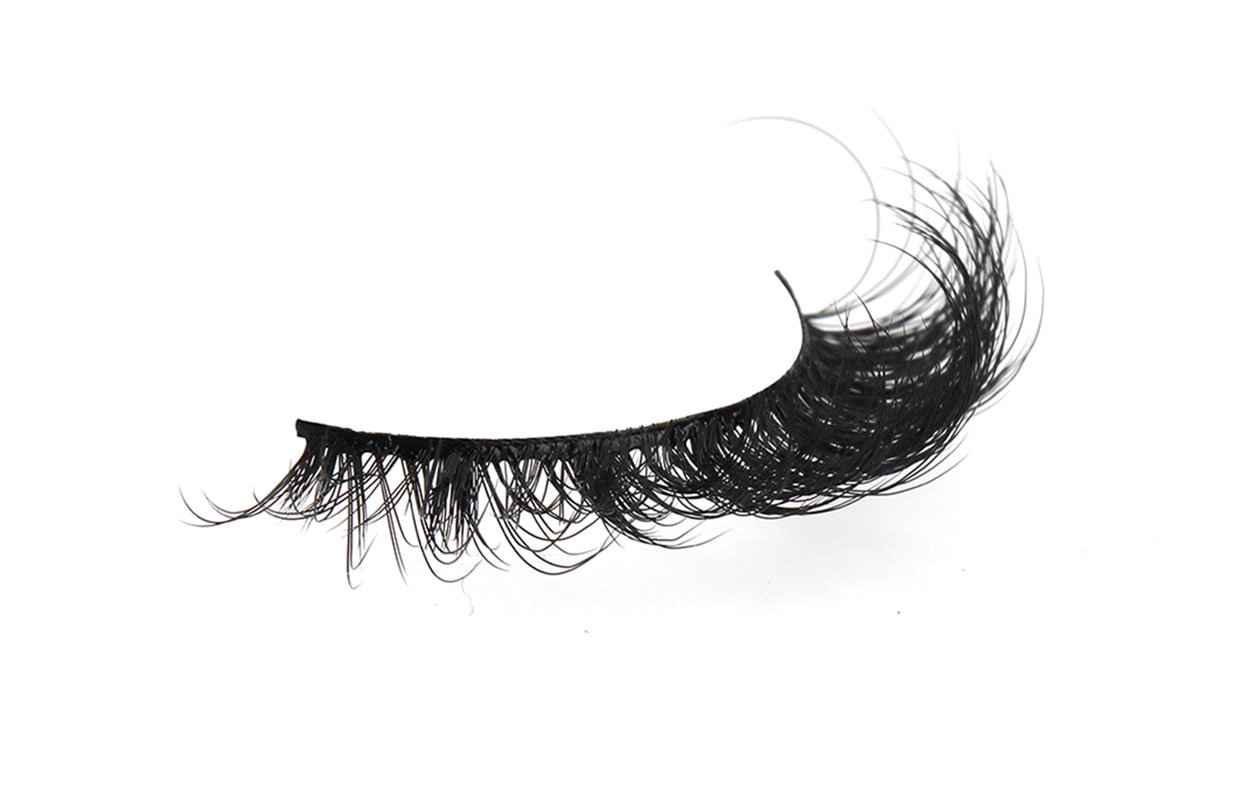 3D Fluffy DD Curl Vegan Mink Lashes -TBK01