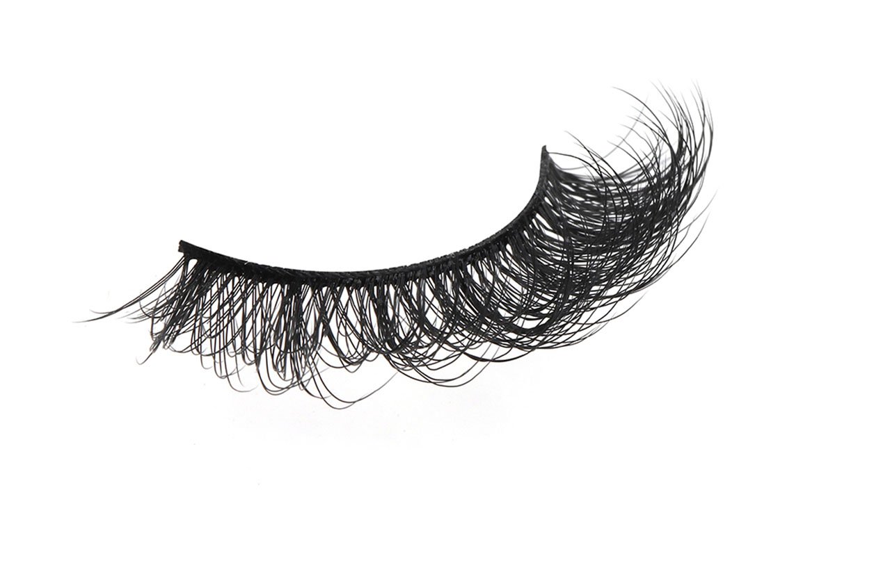 3D Fluffy DD Curl Vegan Mink Lashes -TBK02