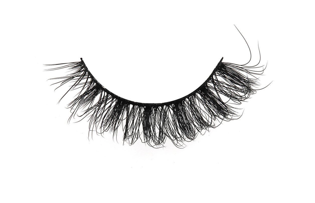 3D Fluffy DD Curl Vegan Mink Lashes -TBK01