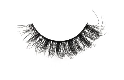 3D Fluffy DD Curl Vegan Mink Lashes -TBK01