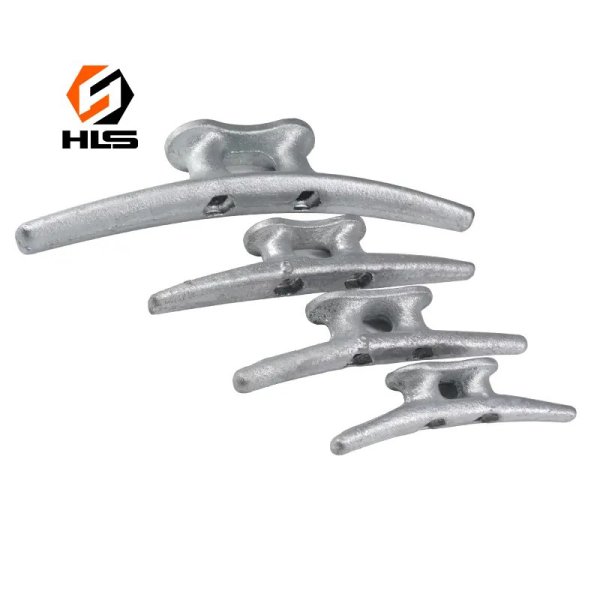 6\"-12\" Polished Painted Dock Edge New Boat Dock Rope Cleat Base Bollard for Marine Boat Yacht Marine Hardware Mooring Cleat