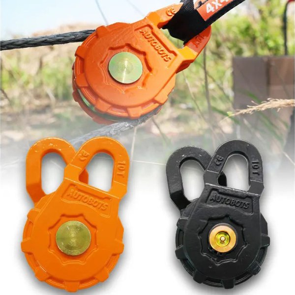 8 Tons Winch Snatch Block Pulley 4WD off road Recovery Rescue Recovery Accessory Towing Pulley Blocks