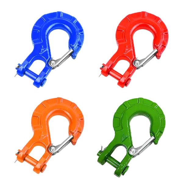 Hls G80 High Quality Rigging Of Drop Forged Alloy Steel Clevis Sling Winch Cable Hook,Lifting Hook,Ce,Iso9001
