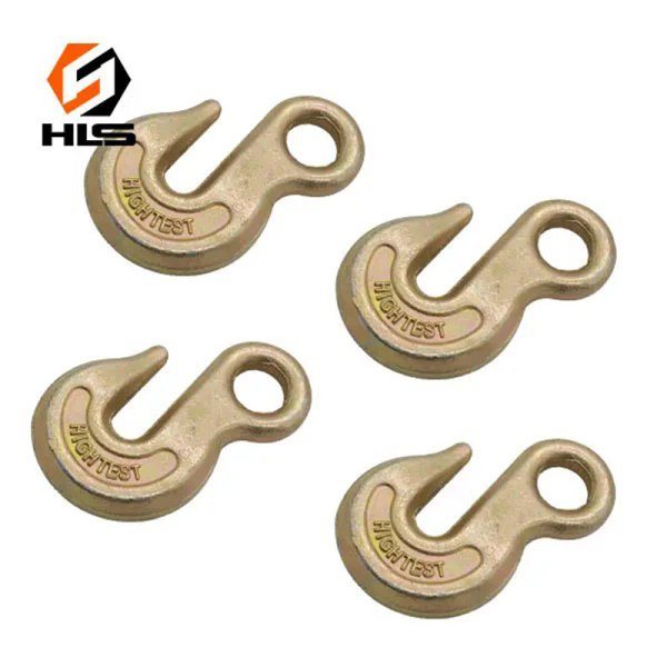 China Factory G70 G43 Galvanized Carbon Steel Alloy Steel drop Forged Lifting Eye Grab Hook