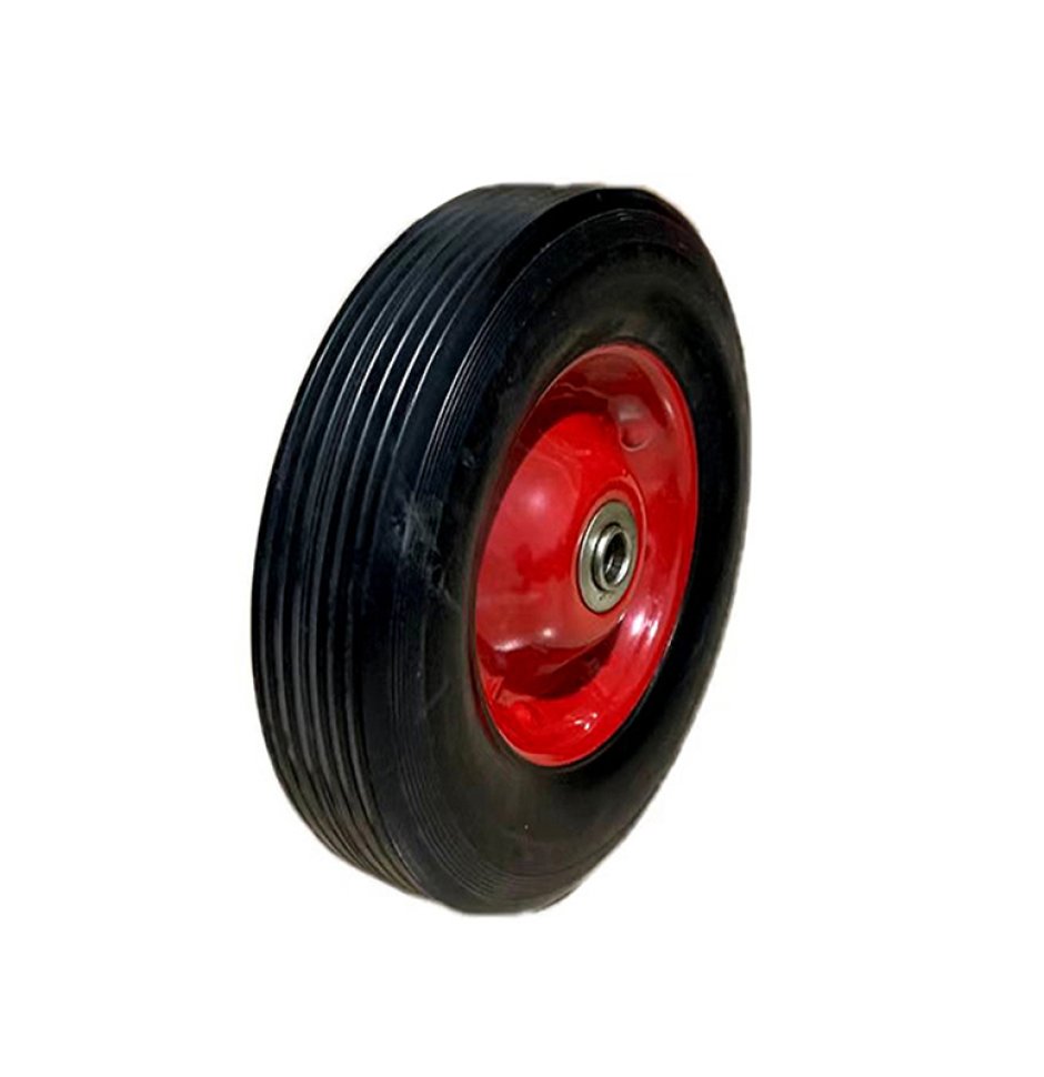 High-Duty 10×2.5 Solid Rubber Wheel Released, Flat-Free Solution for Hand Trucks & Trolleys