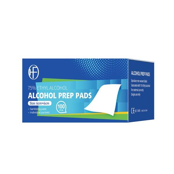 Alcohol prep peds-Ethyl alcohol 6x6cm