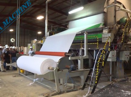 SMALL SCALE COMPLETE TISSUE PAPER MAKING MACHINE