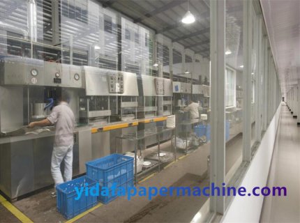 Sugarcane Bagasse Pulp Disposable Paper Plate Making Machinery