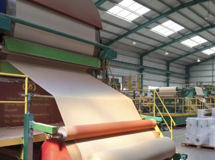 Bamboo Tissue Paper Making Machine PLC Controlled 5 Tons/Day Capacity 380V
