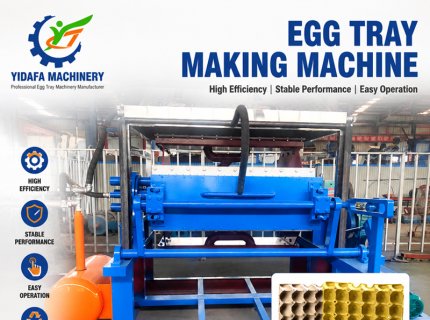 Waste Paper Recycling Industrial Pulp Molding Egg Tray Making Production Line