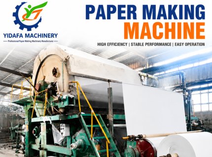 Bamboo Pulp Molding System Tissue Paper Jumbo Rolls Making Machine for Sales