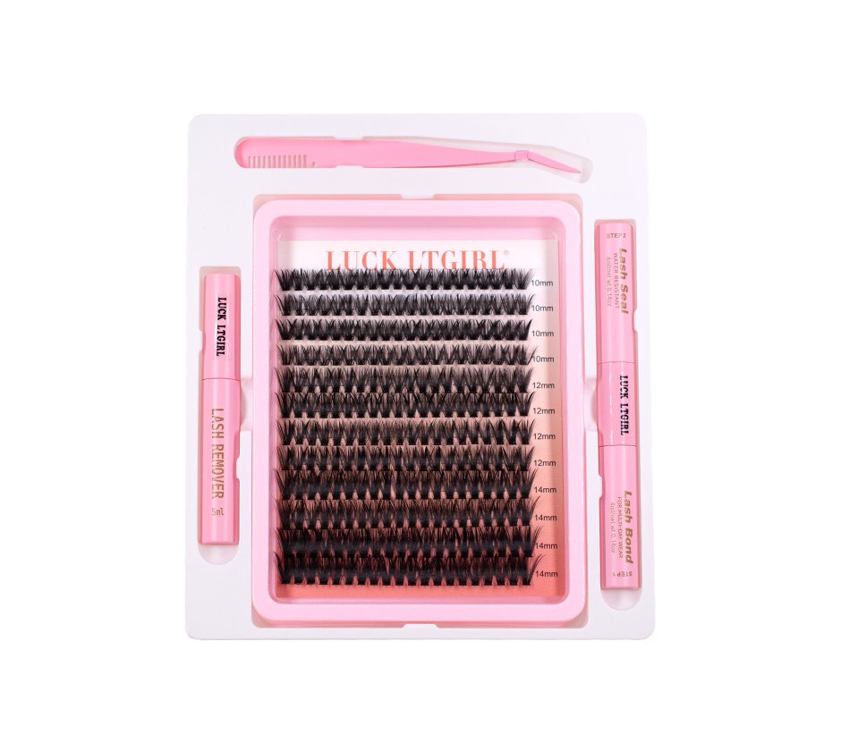 False Eyelash Kit With Tools-WFT31