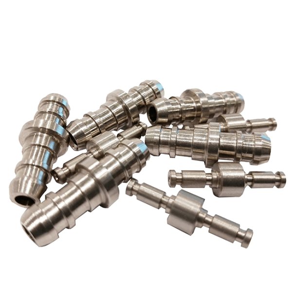 304 Stainless Steel Pneumatic Joint Pipe for Air Compressor CNC Machined Male and Female Connection Drill and Wire EDM Type