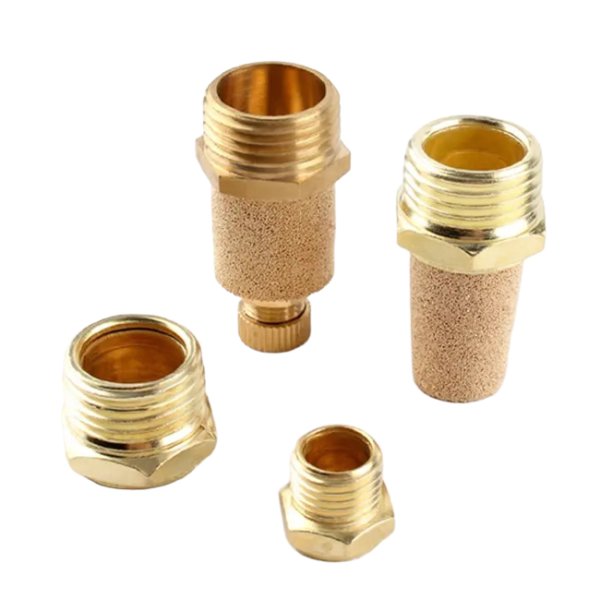 Pneumatic Components Long Head Copper Muffler Pst Solenoid Valve Adjustable Muffler Psv-01/2/3/4/6/1 Inch Threads