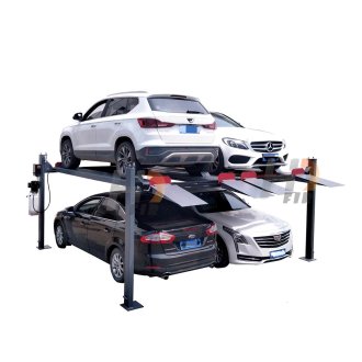 ELEVADOR DE ESTACIONAMIENTO DE 4 COLUMNAS DE DOBLE ANCHO