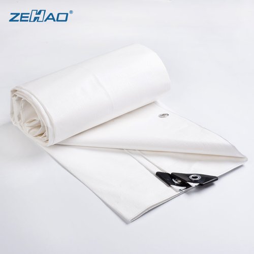 150g White/White PE Tarpaulin