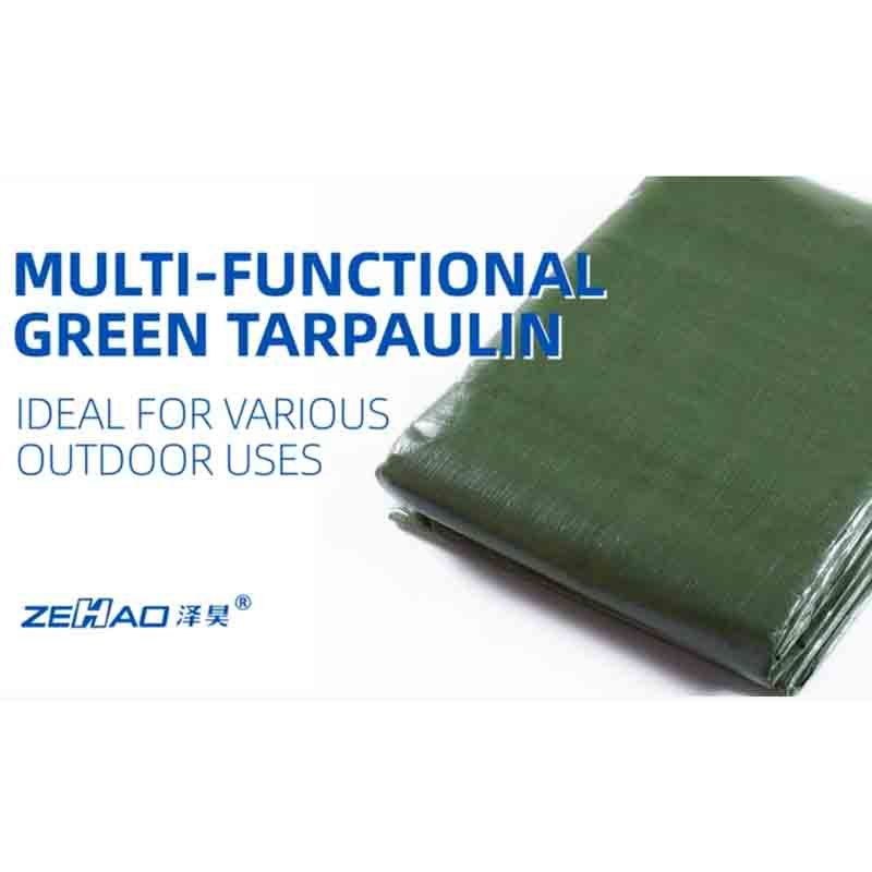 165g Green/Green PE Tarpaulin-370