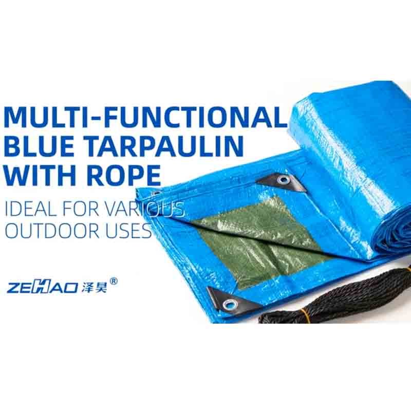 65g Blue/Green PE Tarpaulin-358