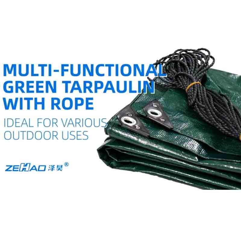 150g Dark Green/Dark Green PE Tarpaulin-363