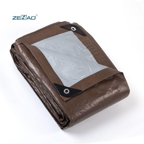 165g Brown/Silver PE Tarpaulin