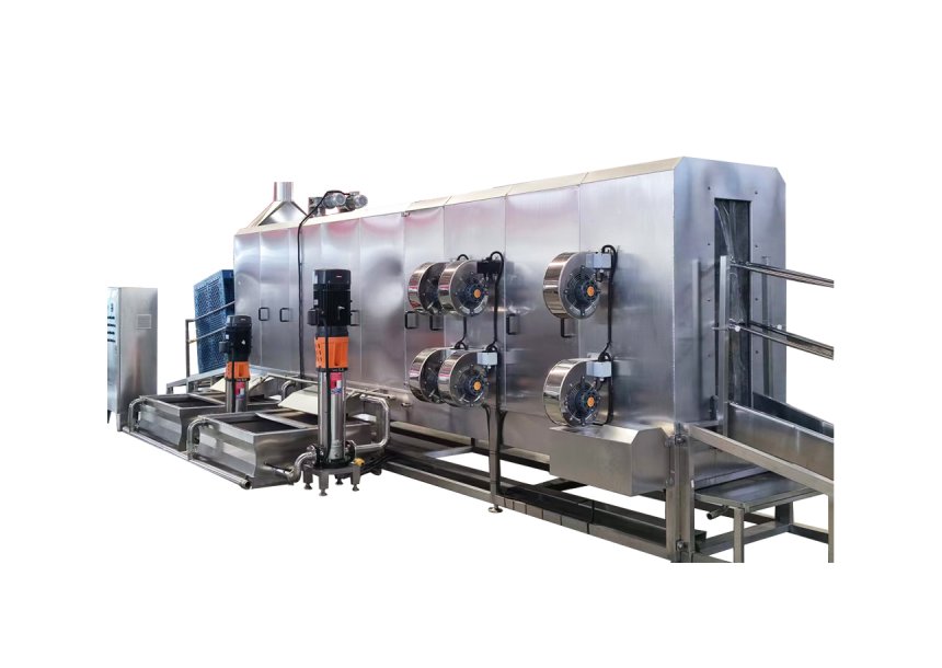 Large industrial logistics & distribution pallet washer