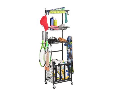 G39 Sports equipment storage rack