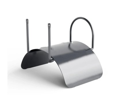 Steel wall-mounted hose hanger