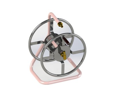 Hand held garden hose reel