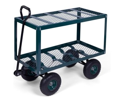TC1840D Two Tiers Steel Garden Cart