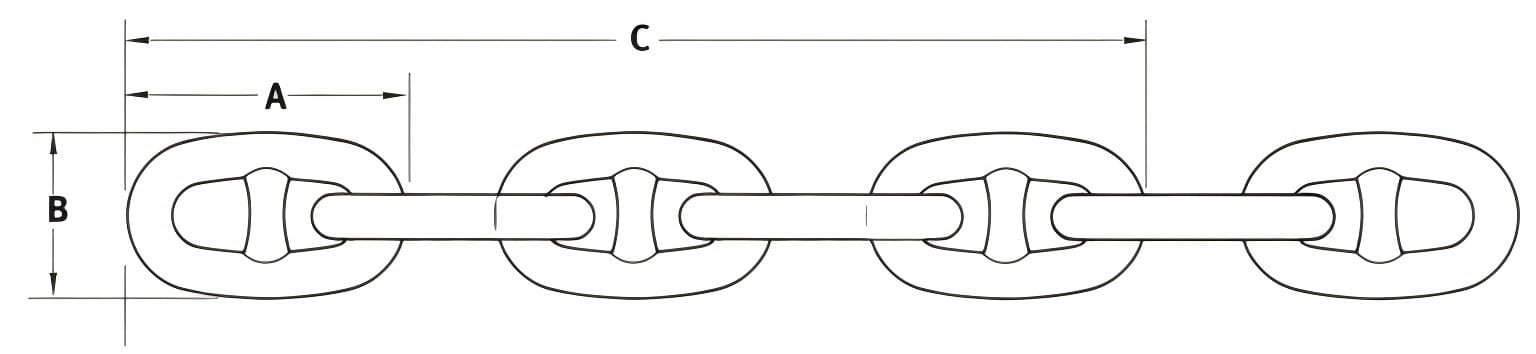 Stud Link Anchor Chain Diagram: Stud Link Anchor Chain Diagram: