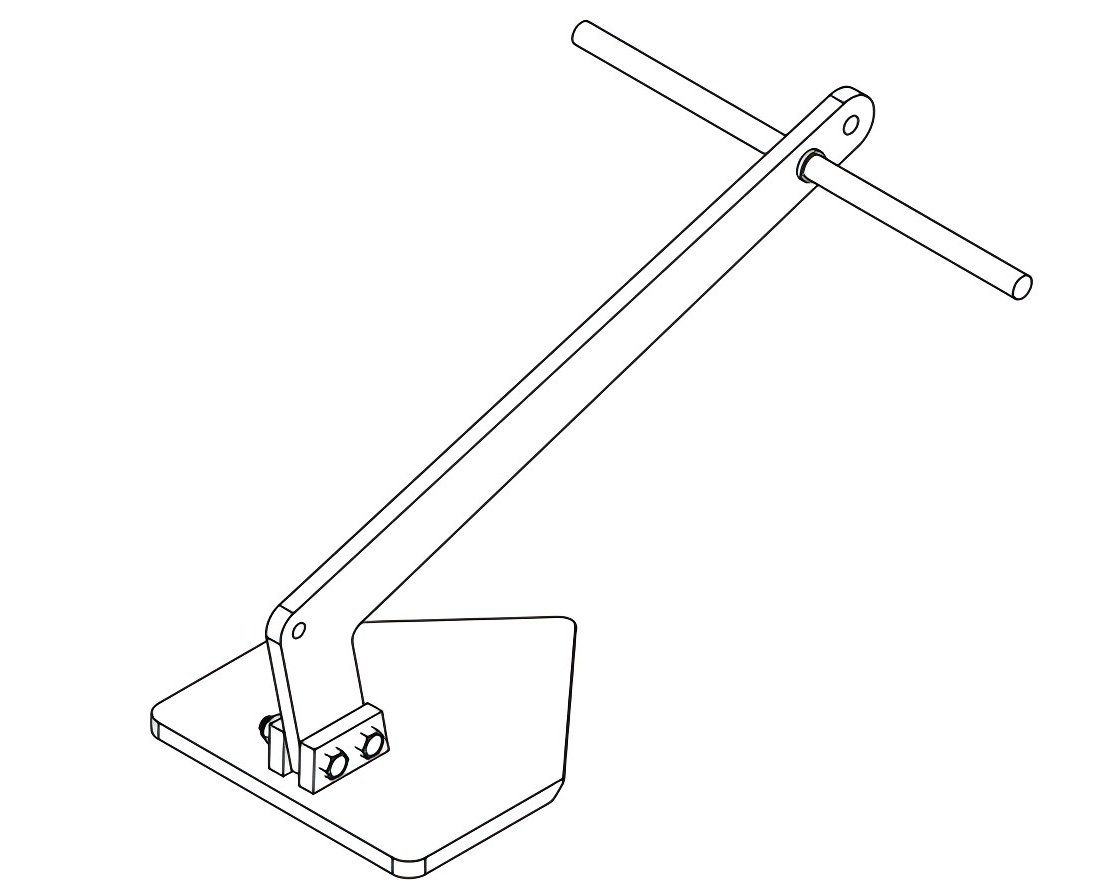 Drawing of Welded Sand Anchor/Plough Anchor Drawing of Welded Sand Anchor/Plough Anchor